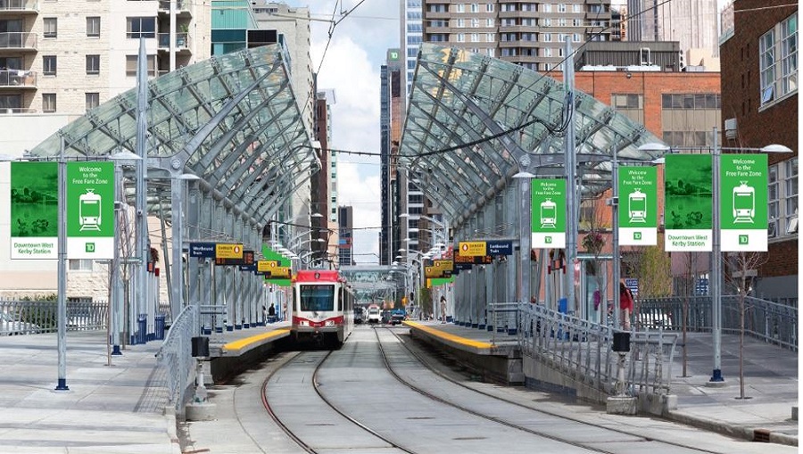 Calgary transit mulls selling naming rights for free fare zone